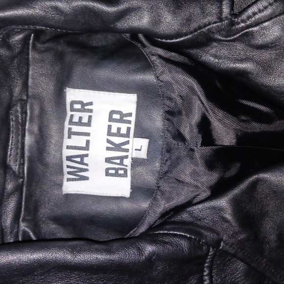 Walter Baker Allison Leather Moto Jacket. XL - Picture 15 of 16